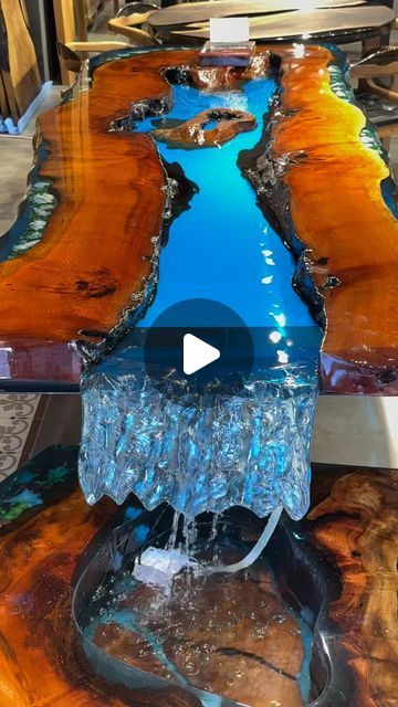 Ayhan Yeşil on Instagram: "Nature’s flow, captured in art 🌊⚓️ 

We create custom designed furniture and Epoksi tables bringing your dream project to life.✨

#epoxy #wood #resin #epoxytable #luxuryfurniture #handmade #liveedge #wooddesign #waterfalls #river #ocean" Epoxy Resin Crafts, Wood Resin, Resin Diy, Wood Design, Luxury Furniture, Resin Crafts, Epoxy Resin, Your Dream, Dreaming Of You