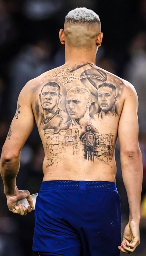 Celeb Tattoos, Antony Matheus, Brazil Team, Football Guys, Cr7 Jr, Football Boyfriend, Cool Chest Tattoos, Chest Tattoos, Cartoon Wallpaper Iphone