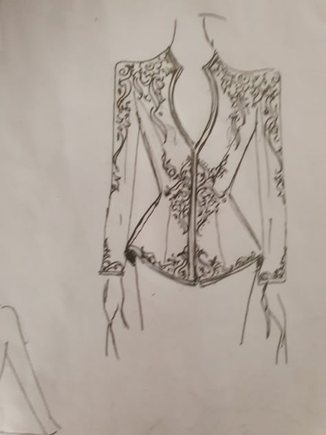 Kaftan Drawing, Blouse Design Sketch, Clothing Embroidery, Shirt Sketch, Flat Drawings, Turkish Dress, Fashion Trend Forecast, Fashion Design Sketch, Draping Fashion