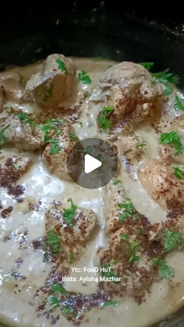 Ayisha Mazhar on Instagram: "Afghani Chicken Gravy Recipe 

.................................................................
Cookware from : @kruciblekitchen
..................................................................
Instagram: @ayisha_mazhar
Facebook page: FooD HuT 
YouTube channel: FooD HuT 
Tiktok account: @ayisha_mazhar
....................................................................

#afghanichicken #Chickenafghani #chickengravy #easyrecipes #pakistanirecipes #eveningsnacks #teatimesnacks #snacksrecipe #streetfood  #desifood #recipes #breakfast #breakfastrecipes #quickrecipes #homemade #pr #foodinstagram #review #foodblogger
#foodie #foodhut #ayishamazhar
....................................................................." Afghani Chicken Recipe, Chicken Gravy Recipe, Chicken Gravy, Desi Food, Pakistani Food, Tea Time Snacks, Evening Snacks, Gravy Recipes, Instagram Food