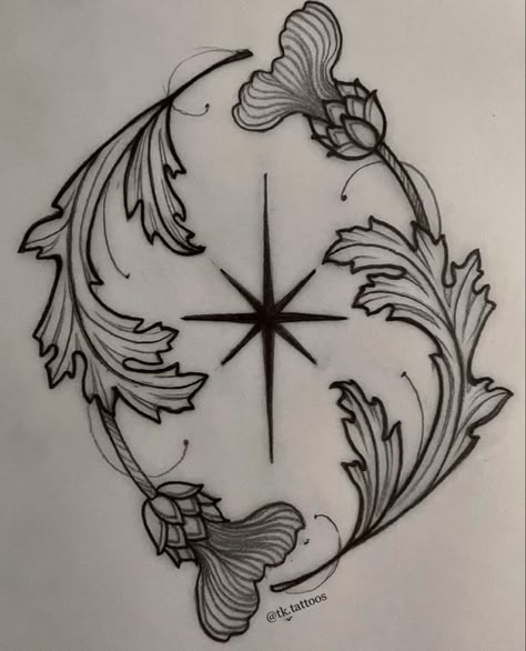 Nouveau Tattoo, Ornament Drawing, Tattoo Portfolio, Tattoo Project, 1 Tattoo, Tattoo Illustration, Tattoo Flash Art, Simplistic Tattoos, Tattoo Design Drawings