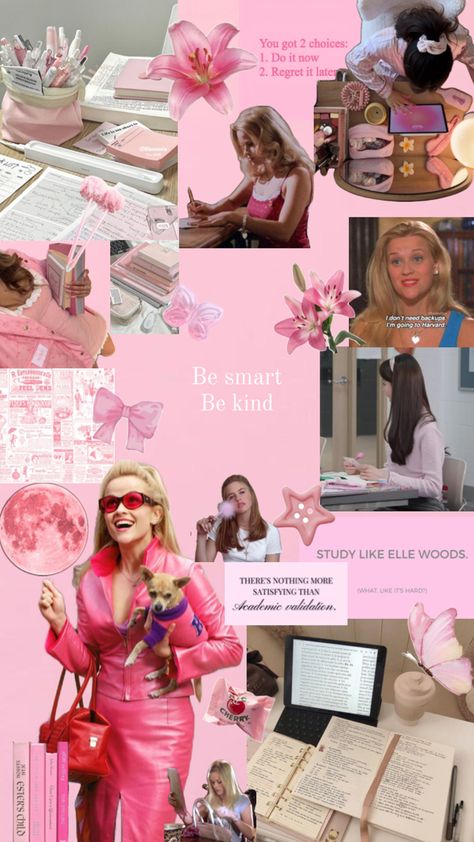 Elle woods pink study inspiration, motivation wallpaper💕💖💞 El Woods Legally Blonde, Elle Woods Quotes, Legally Blonde Quotes, Blonde Quotes, Pink Study, Lsat Motivation, Inspiration Wallpaper, Motivation Wallpaper, Elle Woods