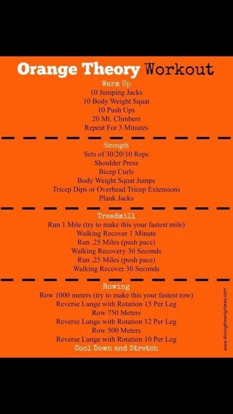 Orange Theory Workout Orange Theory Inspired Workout, Orange Theory Workout At Home, Orange Theory Floor Workout, Orange Therapy Workout, Orange Theory Fitness Before And After, Orangetheory Fitness Before And After, 321 Workout Method, Otf Workouts, Orangetheory Workout