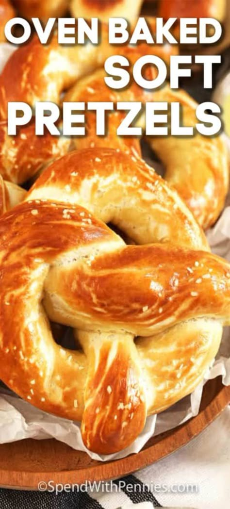 Soft Pretzel Dough Recipe, Baked Pretzels Soft, Best Pretzel Recipe, Instant Yeast Recipes, Pretzel Dough Recipe, Best Soft Pretzel Recipe, Homemade Pretzels Recipe, Soft Pretzels Recipe, Pretzel Recipes