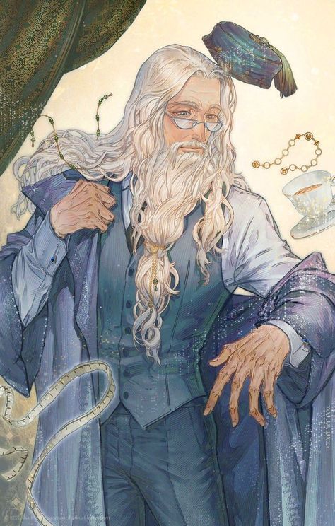 Anime Grandfather, Albus Dumbledore Art, Albus Dumbledore Gellert Grindelwald, Albus Potter, Fantastic Beasts Fanart, Harry Potter Severus Snape, Harry Potter Illustrations, Snape Harry Potter, Snape Harry