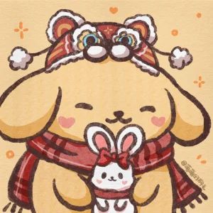 In this bookmark you will discover a nice aesthetic color for your profile or save this sanrio Christmas Profile Pictures, Sanrio Pompompurin, Hello Sanrio, Njoy Obs, Kitty Drawing, Hello Kitty Drawing, Year Of The Rabbit, Pleated Skirts, Star Wallpaper