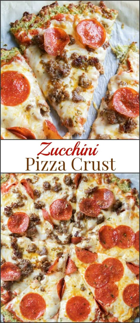 Every year it's the same thing, what to make with zucchini. We always seem to have too many.This year we made a killer zucchini pizza crust. via @ohsweetbasil What To Make With Zucchini, Zucchini Pizza Crust, Zucchini Quiche, Paleo Pizza, Zucchini Pizza, Ricotta Gnocchi, Zucchini Pizzas, Zucchini Chips, Boiled Egg Diet Plan