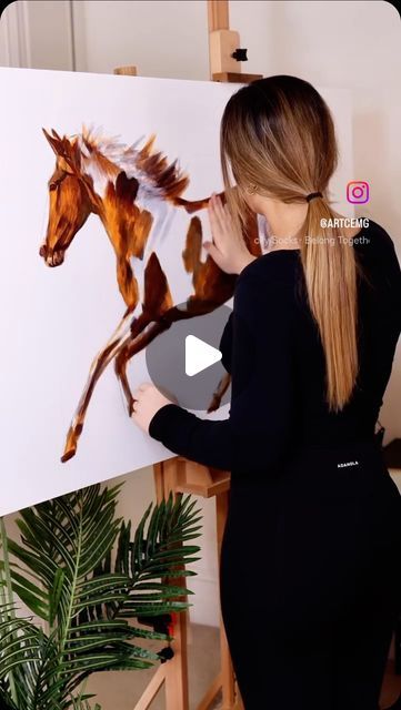 Animals & Artworks & Artists on Instagram: "🐎🎨
By @artcemg

📩 Features & Promos via DM

#equine #oilpainting #horseart #horsepainting #artist #equineart #animalart #painting #portrait #oilpaint #art" Painting Portrait, Equine Art, Animals Artwork, July 17, Horse Painting, Horse Art, Animal Art, Oil Painting, Animals