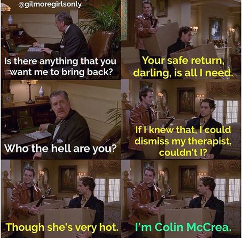 Collin And Finn Gilmore, Finn From Gilmore, Finn Gilmore, Colin And Finn, Gilmore Girls Funny, Honorary Gilmore Girl, Gilmore Girls Characters, Rory And Logan, Tv Scenes