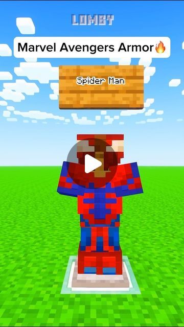 Lomby on Instagram: "Avengers Armor🔥 #minecraft #minecrafthacks #minecraftbuilds #minecraftbuilding #minecrafttutorial #minecraftideas #minecraftbuildideas #minecraftbedrock #minecraftpe #minecraftbuildhacks #minecraftmodern #mc #redstone" Spider Man Minecraft Build, Minecraft Armor Design, Minecraft Armor Trims, Minecraft Armor, Minecraft Marvel, Table Minecraft, Minecraft Items, Minecraft Spider, Minecraft Build Hacks