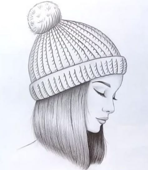 Flip Drawing, Cool Girl Drawing, Cool Girl Drawings, Perfect Drawing, Winter Drawings, Beautiful Tumblr, Drawings Sketches Pencil, Cool Drawing Ideas, References For Artists