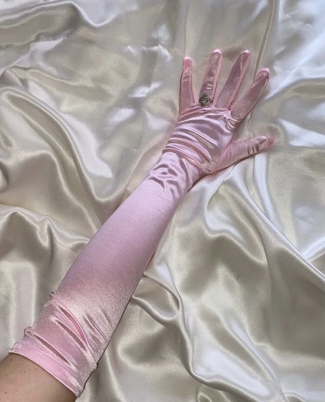 Vestidos Color Pastel, Princess Gloves, Sheer Gloves, Gloves Dress, Dress Tights, Silk Gloves, Dress With Gloves, Costume Gloves, Pink Gloves