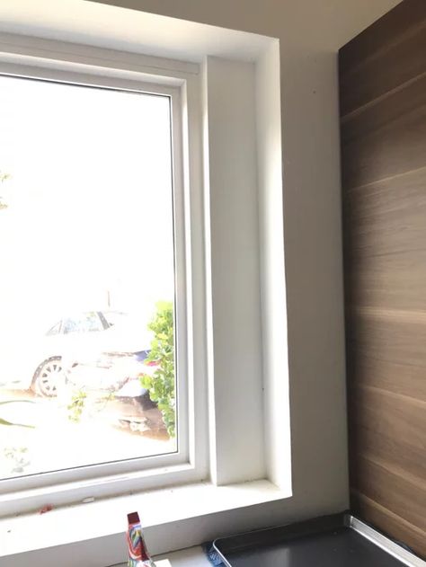 How should I tile this window area? Tile Around Window, How To Tile, Architecture Renovation, Pantry Wall, Hall Bathroom, Aluminium Windows, Side Wall, Kitchen Window, Can Lights