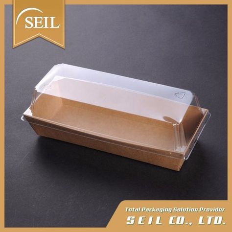 Sandwich Packaging, Disposable Food Containers, Cupcake Container, Bread Packaging, Lemon Butter Chicken, Food Business Ideas, Salad Container, Cake Storage, Food Box Packaging