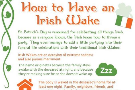 When the Irish perform a wake, a window must be immediately opened to allow the spirit to escape and closed no more than two hours later to prevent their return. A group of women normally bathe the body and prepare their clothing. The deceased is normally viewed in the best home of the kitchen rather … Irish Memorial Ideas, Celtic Quotes, Irish Wake, Memorial Decor, Two Hours Later, Irish Toasts, Irish Things, Irish Celebration, Irish Blessings