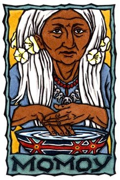 Grandmother Momoy, Chumash Indian Goddess of Tradition and Medicine by Thalia Took                Do not misuse my gifts. Chumash Art, Chumash Indians, Native American Mythology, Women In Art, World Mythology, Oh My Goddess, Indian Goddess, Coastal California, American Gods