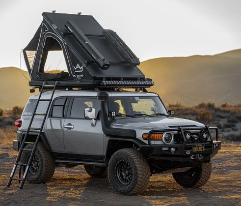 Fj Cruiser Camping, Toyota 4 Runner Camping, Fj Cruiser Off Road, Fj Cruiser Mods, 2007 Toyota Fj Cruiser, Toyota Cruiser, Off Road Camping, Lexus Gx, Camping Inspiration