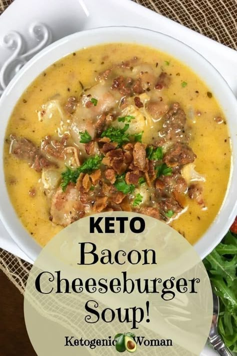 Low Carb Bacon Cheeseburger Soup, Keto Bacon Cheeseburger Soup, Carnivore Cheeseburger Soup, Carnivore Soup Ideas, Carnivore Hamburger Soup, Carnivore Diet Soups, Carnivore Bacon Recipes, Carnivore Food Ideas, Carnivore Party Food