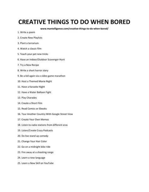 CREATIVE THINGS TO DO WHEN BORED-1 Things To Search When Bored, Things To Do When Bored With Husband, Interesting Topics To Research When Bored, Things I Can Do When Im Bored, Interesting Things To Do When Bored, Things To Research For Fun, Research When Bored, What To Research When Bored, Random Things To Research When Bored