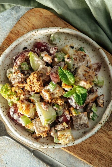 Mary Berry Waldorf Salad Apple Waldorf Salad Recipes, Cranberry Waldorf Salad 12 Tomatoes, Mary Berry Apple Crumble, Apple Salad Recipe Waldorf, Easy Waldorf Salad, Crowded Kitchen Waldorf Salad, Waldorf Salad Recipe, Waffle Cone Recipe, Waldorf Salad