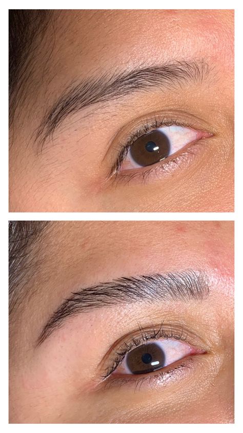 Brows Lamination Before And After, Before And After Ideas Instagram, Lamination Brows Before And After, Brow Before And After, Eye Brow Lamination Before And After, Laminated Eyebrows Before And After, Waxing Before And After, Brow Tint And Lamination Before And After, Eyebrows Tinted Before And After