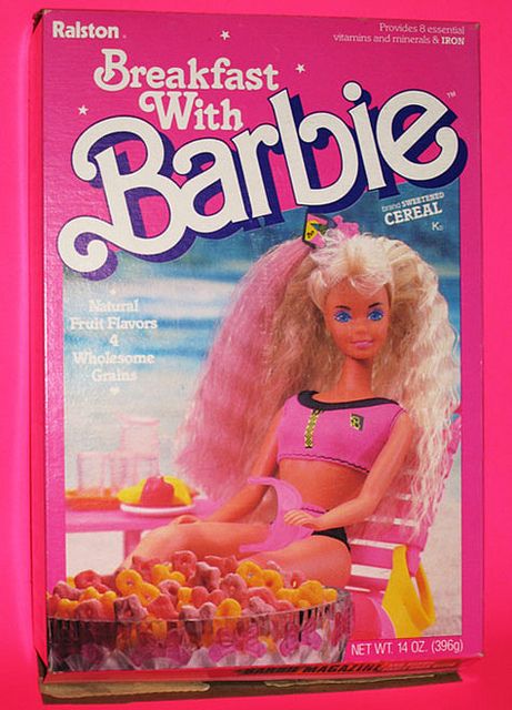 Barbie Cereal, Pink Cereal, Member Berries, Unusual Dolls, Vintage Cereal, Kids Cereal, Barbie Art, Barbie Books, Barbie 90s