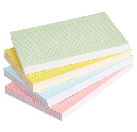 Ruled Paper, Amazon Basics, Index Cards, Neon Color, Neon Colors, Note Taking, Card Set, Color Coding, Card Holder