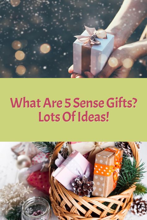 A 5 Sense Gift is a compilation of items that cater to one of the five senses. This includes gifts that smell good, taste fantastic, sound delightful, feel pleasant to the touch, and bring joy to look at. Combining a representative of each sense into one gift is called a 5 Sense Gift. Ideas For Sound Sense Gift, Gift For Sound Sense, 5 Sense Gifts, Sense Gifts, Spray Painter, Birthday Party Adult, Five Senses Gift, Smell Gift, The 5 Senses