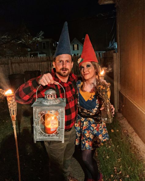 Halloween Gnome Costume, Gnome Garden Costume, Mens Gnome Costume, Gnome Couple Costume, Gnome And Mushroom Costume, Garden Gnome Costume Diy Women, Gnome Family Costume, Diy Gnome Costume Women, Gnome Costumes For Adults