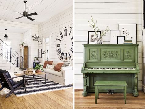 Joanna Gaines Opens the Door to Her Dreamy Family Farmhouse Joanna Gaines Living Room, Living Room Joanna Gaines, Joanna Gaines House, Joanna Gaines Farmhouse, Family Farmhouse, Joanna Gaines Style, Farmhouse Living Room Furniture, French Country Living Room, Country Decorating