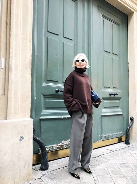 Meet the Stylish Fashion Bloggers Over Age 40 | Who What Wear UK Greece Ghanem, Boho Fashion Over 40, 40 Fashion Women, Fashion For Women Over 40, Ageless Style, Older Fashion, Advanced Style, Outfit Jeans, Fashion Blogger Style