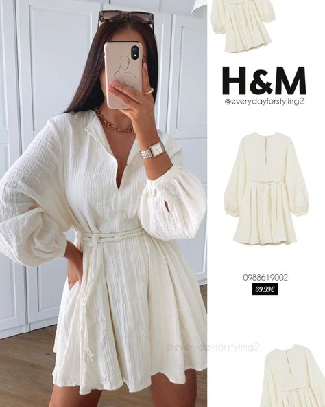 Summer Dress / Mini Dress / Full Sleeves Dress / Cream Dress / Casual Dress fro women Dresses For Petite Women Casual, Cream Dress Casual, Dress Full Sleeves, Petite Summer Outfits, Summer Dress Mini, Full Sleeves Dress, Summer Shorts Outfits, Winter Fashion Outfits Casual, Short Summer Dresses