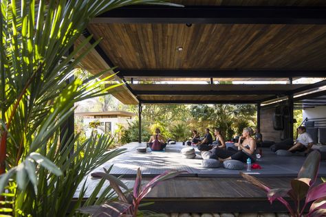 Decompress at This Boutique Hotel and Yoga Retreat in the Costa Rican Jungle - Photo 10 of 10 - Nosara Costa Rica, Costa Rica Resorts, Bali Guide, Voyage Bali, Yoga Studio Design, Eco Resort, Nosara, Tropical Architecture, Yoga Space