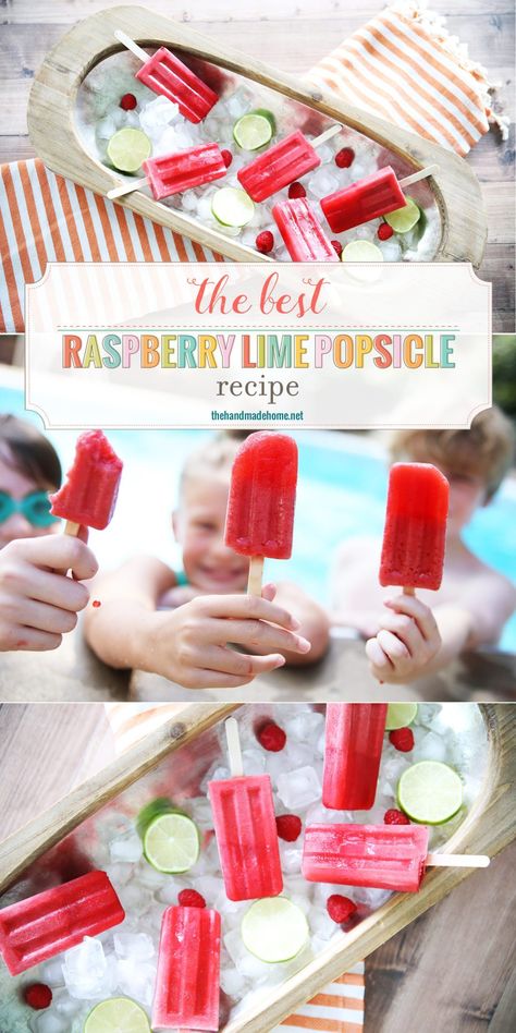 raspberry lime popsicle recipe that are perfect for the Summer and all year round!  A quick and easy delicious treats for kids from 1-189!  Come and get the easy how to!  Great for guests too!  #Quick andEasyRaspberryLimePopsicle #HomemadeRaspberryLimePopsicle #Thebestraspberrylimepopsicle Summer Popsicle Recipes, Raspberry Popsicles, Lime Popsicles, Treats For Kids, Summertime Recipes, Homemade Popsicles, Mint Cookies, Popsicle Recipes, Summer Snacks