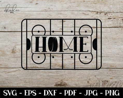 Hockey Cricut Projects, Cricut Hockey Door Signs, Hockey Mom Cricut Ideas, Hockey Svg, Hockey Vinyl Projects, Hockey Silhouette Clip Art, Hockey Decals, Hockey Crafts, Hockey Decor