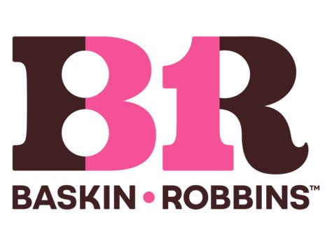 Baskin Robbins Logo, Ice Cream And Cake, Food Brand Logos, Png Logo, Brown Logo, Baskin Robbins, College Work, Browning Logo, Brown And Pink