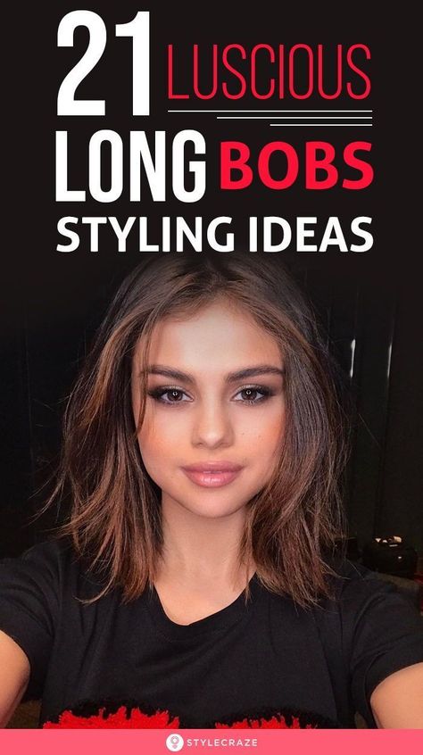 21 Luscious Long Bobs Styling Ideas To Inspire You : A long bob just about grazes your shoulders and is super elegant. It can be styled straight, in curls, or in waves and still manages to look great. This makes it perfect for college students and working women who are hard-pressed for time when getting ready in the morning! Take a look at these long bob hairstyle ideas. #hairstyleideas #longbob Lob Haircut Thick Hair, Long Lob Haircut, Very Long Bob, Longbob Hair, Lob Haircut With Bangs, Long Bob Styles, Lob Cut, Lob Hairstyles, Growing Out Bangs