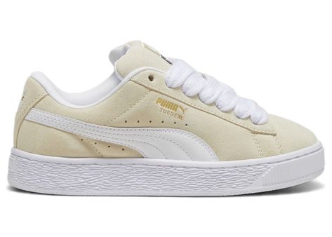 Men's Puma Suede XL Sneakers in Sugared Almond/Puma White Puma Suede White, Puma White, Sneakers Puma, Puma Suede, Hot Sneakers, Sneaker Brands, Adidas Yeezy, Jordan Retro, Luxury Watches