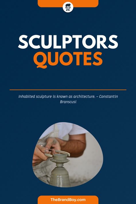 The branch of visual art that deals with making of three dimensional objects is known as sculpture and people who make these are known as sculptors. #InspirationalQuotes #FamousSayings #QuotesbyFamousPersonalities #LeadersSayings #SculptorsQuotes Sculpture Quotes, Sculptor Quotes, Edmonia Lewis, Quotes By Famous Personalities, Henry Moore, Alberto Giacometti, Creativity Quotes, Secret Life, Source Of Inspiration