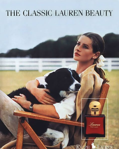 Ranking the Very Good Dogs in 13 Ralph Lauren Ads Vintage Ralph Lauren Ads, Ralph Lauren Ad, Ralph Lauren Ads, Ralph Lauren Aesthetic, Perfume Ad, 강아지 그림, Ralph Lauren Style, Estilo Preppy, Lauren By Ralph Lauren