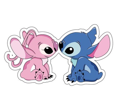 Disney Stickers Printables, ليلو وستيتش, Disney Doodles, Stickers Cool, Lilo And Stitch Drawings, Pink Stitch, Lilo Y Stitch, Stitch Drawing, Lilo Et Stitch