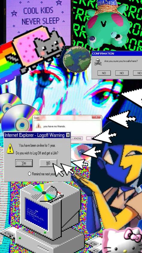 #internet #internetcore #breakcore #aesthetic #internetnostalgia #webcore #weirdcore #weird #glitch Breakcore Aesthetic, Webcore Aesthetic, College Projects, Career Vision Board, Dreamcore Weirdcore, Having No Friends, Glitch Art, Cyberpunk Art, Aesthetic Images