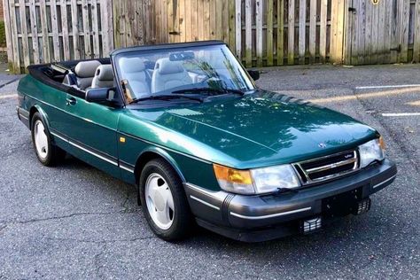 1992 Saab 900 Turbo Convertible auction - Cars & Bids 992 Turbo S Cabriolet, Saab Car, Saab Convertible, Old School Convertible Car, Saab 99 Turbo, Saab Turbo, Saab 900 Turbo, Saab 900 Convertible, Coolest Cars