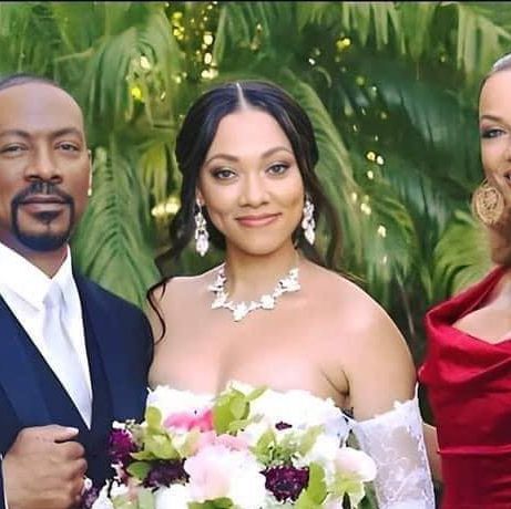 AfrocentricFilmsCollaborative on Instagram: "Eddie Murphy and Nicole Mitchell Murphy with their daughter Bria at her wedding in 2022." Nicole Murphy Hair, Nicole Mitchell Murphy, Nicole Murphy, Eddie Murphy, Hair, Instagram