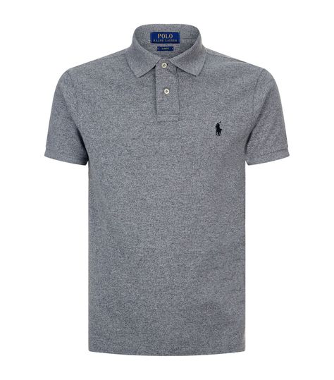 Grey Polo Shirt, Slim Fit Polo Shirts, Ralph Lauren Slim Fit, Polo Pony, Ralph Lauren Logo, Slim Fit Polo, Ralph Lauren Shorts, Polo T Shirts, Pique Polo Shirt