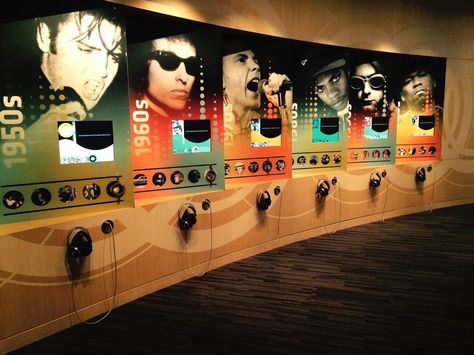 HARMAN International: The GRAMMY Museum® Adds 200 HARMAN’s AKG Custom He... Music Museum Interior, Sound Museum, Music Exhibition, Custom Headphones, Olongapo, Grammy Museum, Music Museum, Museum Tickets, Interactive Museum