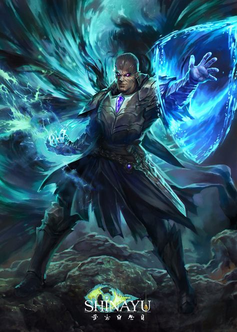 Shinayu Battle Mage, Pablo Fernandez Dnd Psychic, Psychic Warrior, Horror Western, Mage Art, Battle Mage, Evil Characters, Male Character Ideas, Magic Battle, Warrior Art