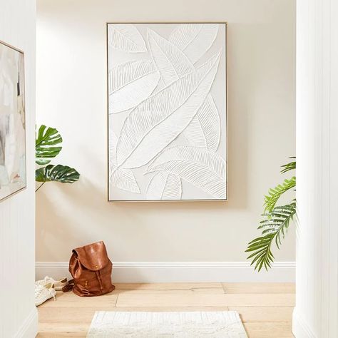 The Moma Canvases are striking hand painted designs with texture. Encased in a timber look frame. Arch Frame, Plaster Wall Art, White Leaves, Textured Canvas Art, Sunset Canvas, Square Canvas, White Leaf, Mirror Wall Art, Flower Canvas