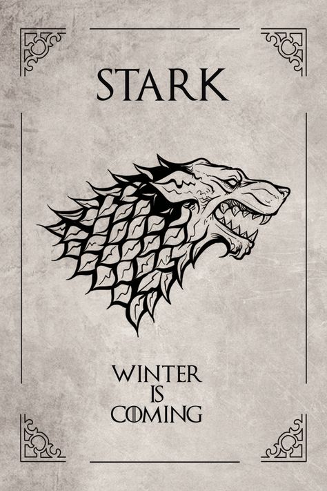 Stark Wallpaper, Game Of Thrones Illustrations, Got Stark, Dessin Game Of Thrones, Game Of Thrones Poster, Game Of Thrones Artwork, A Game Of Thrones, Got Game Of Thrones, Game Of Thrones Quotes