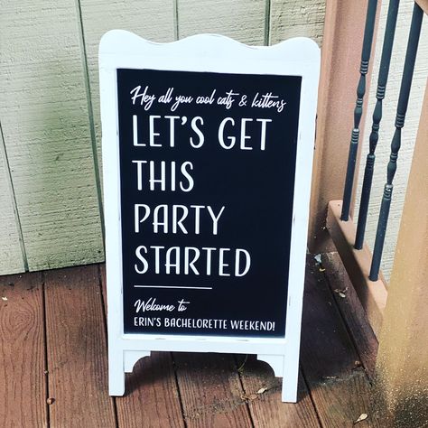 Bachelorette Chalkboard Sign, Bachelorette Letter Board, Party Chalkboard Sign, Party Chalkboard, Chalkboard Sign, Bachelorette Weekend, Chalkboard Signs, Bachelorette Parties, Chalkboard Quotes